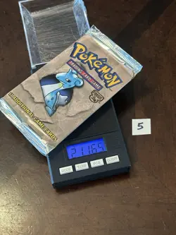 POKEMON FOSSIL BOOSTER PACK LAPRAS ART WOTC 1999 FACTORY SEALED - Image 1