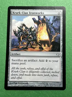 **Krark-Clan Ironworks** ~Fifth Dawn~ MTG: Magic the Gathering, Light Play (LP) - Image 1