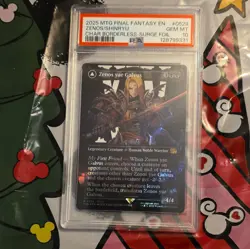 Zenos Yae Galvus Final Fantasy MTG Borderless Surge Foil GRADED PSA 10 - Image 1