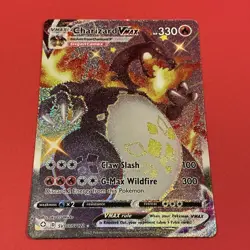 Charizard VMAX NM LP Shining Fates Shiny Vault Holo Rare SV107 Pokemon - Image 1