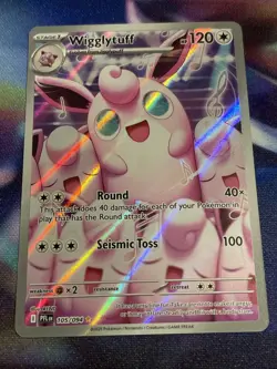 Pokemon TCG Wigglytuff 105/094 Illustration Rare Phantasmal Flames NM/M - Image 1