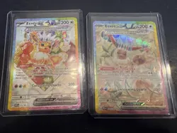 Eevee ex 167/131 Special Illustration Rare Prismatic Evolutions Pokemon NM + 174 - Image 1