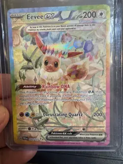 Eevee ex 167/131 Special Illustration Rare Prismatic Evolutions Pokemon NM + 174 - Image 2