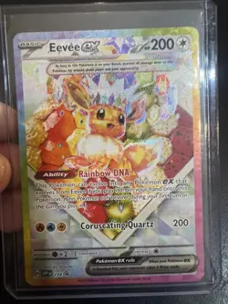 Eevee ex 167/131 Special Illustration Rare Prismatic Evolutions Pokemon NM + 174 - Image 4