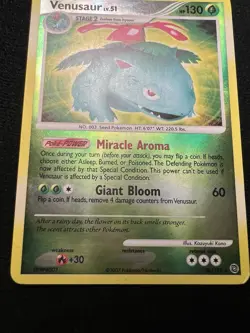 Venusaur 20/132 Secret Wonders Pokemon Card Reverse Holo Rare - LP/MP - Image 2