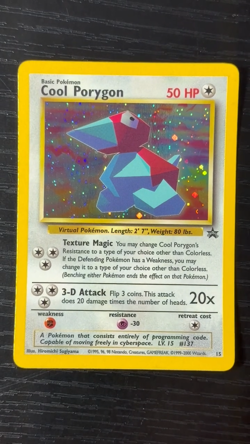 Pokemon TCG Cool Porygon Black Star Promo Holo Foil Near Mint NM - Image 2