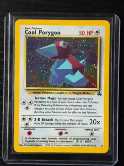 Pokemon TCG Cool Porygon Black Star Promo Holo Foil Near Mint NM - Image 4