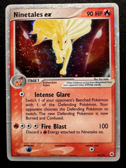 Ninetales ex 96/101 EX Hidden Legends Pokemon Card Holo Foil Rare Swirl HP - Image 1