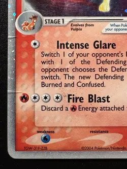 Ninetales ex 96/101 EX Hidden Legends Pokemon Card Holo Foil Rare Swirl HP - Image 5