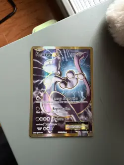 Pokemon TCG XY Evolutions Mewtwo EX Holo Card 103/108 Ultra Rare NM - Image 1