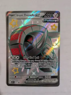 Iron Treads ex Scarlet & Violet 073 BLACK STAR PROMO PALDEAN FATES Pokemon NM - Image 1