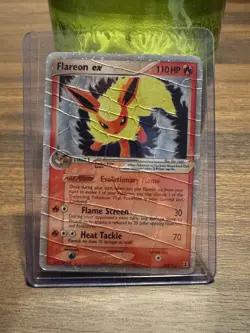 Pokemon Flareon ex 108/113 Delta Species Water Damaged - Image 1