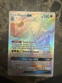 Flygon GX 2019 Pokemon Sun & Moon Cosmic Eclipse #256/236 Rare Secret - Image 1