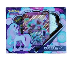 Pokemon TCG Galarian Rapidash V Collection Box 820650808739 - Image 1