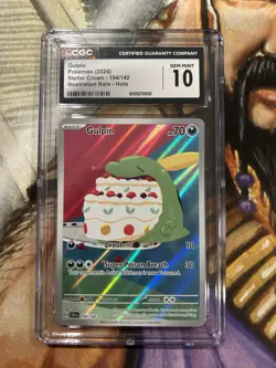 Gulpin 154/142 Pokemon Stellar Crown Illustration Rare IR Full Art - CGC 10 🎂 - Image 1