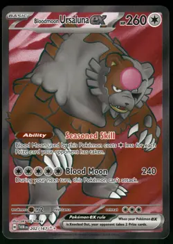 Bloodmoon Ursaluna ex 202/167 SV06: Twilight Masquerade Pokemon - Image 1