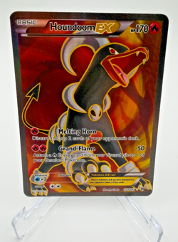 Pokemon TCG Houndoom EX (Full Art) 153/162 Breakthrough Holo - Image 1