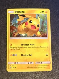 PIKACHU - SM76 SM76 HOLO PROMO SUN & MOON PROMO POKEMON NM - Image 1