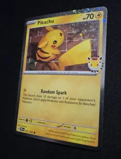 Pikachu 051/162 Cosmos Holo 2026 Pokemon Day Stamped Promo (Tail Swirl) - Image 2