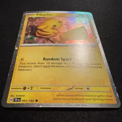 Pikachu 051/162 Cosmos Holo 2026 Pokemon Day Stamped Promo (Tail Swirl) - Image 3