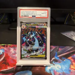 2025 Pokemon MEP EN-ME Black Star Promo #023 MEGA CHARIZARD X EX PSA 10 - Image 1