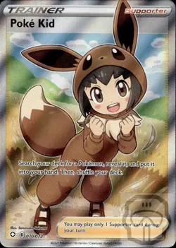 Poke Kid 070/072 Ultra Rare Shining Fates Pokemon Holo NM/M - Image 3