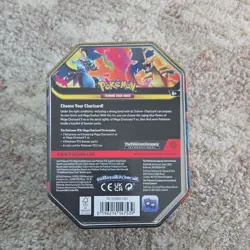 Pokemon TCG Mega Charizard Tin Sealed Box Promo Booster 2026 Charizard - Image 2