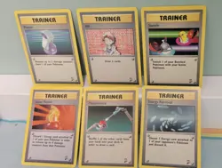Pokemon TCG Assorted Trainers Base Set 2 Unlimited NM-LP - Image 1