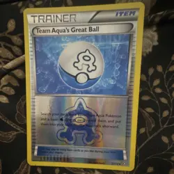 Pokemon Team Aqua's Great Ball 27/34 Double Crisis Uncommon Reverse Holo English - Image 1