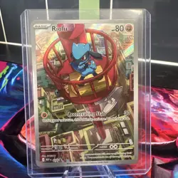 Pokemon TCG Riolu Black Star Mega Evolution ETB Promo Near Mint Card 010 Promo - Image 1