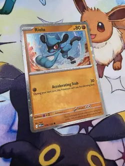 Pokemon TCG Riolu 010 Mega Evolution Black Star Promo Holo Card Mint Condition - Image 5