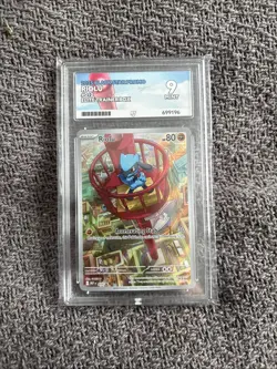 Pokemon TCG Riolu 010 Mega Evolution Black Star Promo Ace Mint 9 - Image 1