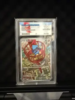 Pokemon TCG Riolu 010 ETB Promo Ace 10 Gem Mint Mega Evolution - Image 1