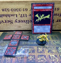 Yugioh Dungeon Dice Monsters DDM Curse of Dragon figure card Dice set - Image 1
