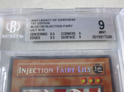 BGS 9 Injection Fairy Lily LOD-100 1st Edition Secret Rare English YuGiOh - Image 2