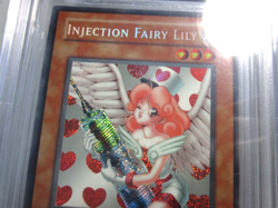 BGS 9 Injection Fairy Lily LOD-100 1st Edition Secret Rare English YuGiOh - Image 3
