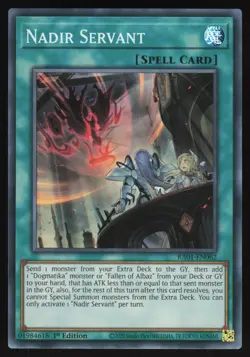 Nadir Servant - RA01-EN062 - Super Rare - 1st Edition Yugioh - Image 1