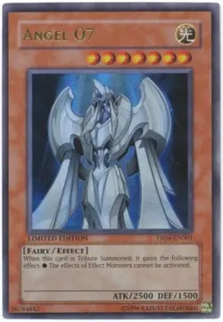 Yugioh! MP Angel 07 - YR04-EN001 - Ultra Rare - Promo Edition Moderately Played, - Image 1