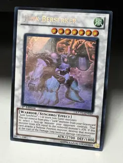 Yugioh! MP Junk Berserker - EXVC-EN037 - Ghost Rare - 1st Edition Moderately Pla - Image 1