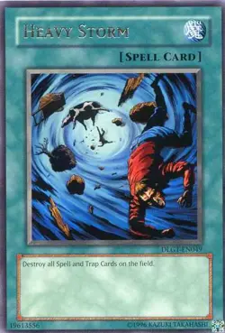 Yugioh! MP Heavy Storm - DLG1-EN049 - Rare - Unlimited Edition Moderately Played - Image 1