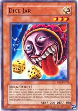 Yugioh! MP Dice Jar - DB2-EN226 - Common - Unlimited Edition Moderately Played, - Image 1