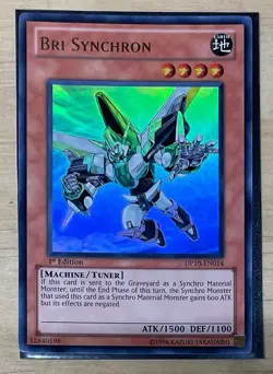 YuGiOh Bri Synchron Ultra Rare DP10-EN014 1st Edition NM - Image 1