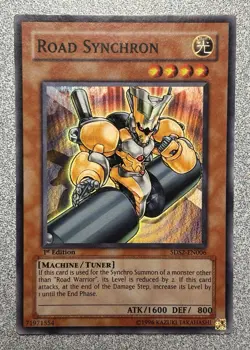 Road Synchron 5DS2-EN006 Yu-Gi-Oh! 5D's Super Rare 1st Edition LP - Image 1