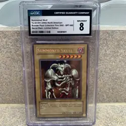 YUGIOH CGC 8 NM-MT 2002 - Summoned Skull BPT-002 - Secret Rare - Image 1