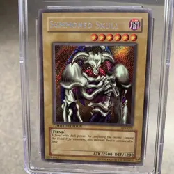 YUGIOH CGC 8 NM-MT 2002 - Summoned Skull BPT-002 - Secret Rare - Image 3