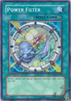 Yugioh! MP Power Filter - TDGS-EN058 - Super Rare - Unlimited Edition Moderately - Image 1