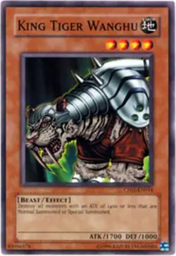 Yugioh! MP King Tiger Wanghu - CP01-EN014 - Common - Unlimited Edition Moderatel - Image 1