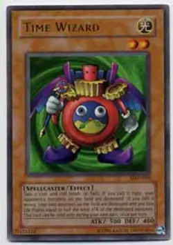 Yugioh! MP Time Wizard - MRD-065 - Ultra Rare - Unlimited Edition Moderately Pla - Image 1