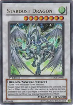 Yugioh! MP Stardust Dragon - CT05-EN001 - Secret Rare - Limited Edition Moderate - Image 1