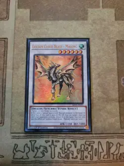 YUGIOH GOLDEN CLOUD BEAST MALONG MP24-EN203 ULTRA 1ST ED NM - Image 1